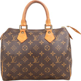 Louis Vuitton Monogram Canvas Speedy 25 Handbag