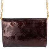 Louis Vuitton Monogram Vernis Bel Air Wallet Pochette Crossbody Bag