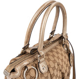 Gucci Monogram GG Canvas Sukey Satchel Handbag