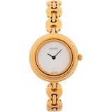 Gucci Gold Tone Change Bezel Bezel Chain 11/12.2 Woman Watch