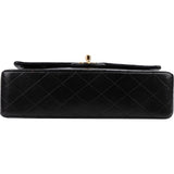 Chanel Quilted Lambskin Medium 24K Gold Double Flap Shoulder Bag