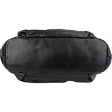 Miu Miu Noir Calfskin Coffer Pocket Tote Shoulder Bag