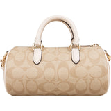 Coach Monogram Signature Mini Rowan Satchel Handbag