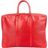 Louis Vuitton Red Epi Leather Porte-Documents Voyage Handbag