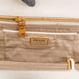 Prada Saffiano Lux Leather Frame Boston Handbag
