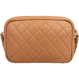 Chanel Quilted Caviar Leather Tassel Camera Crossbody Bag