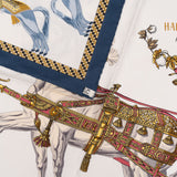Hermès Harnais Francais Premier Empire Silk Carre 90 Scarf Tuch