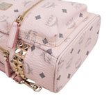 MCM Monogram Visetos Stark Bebe Mini Backpack
