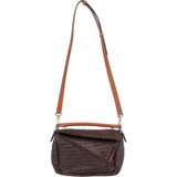 Loewe Woven Leather Puzzle Handbag
