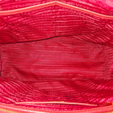 Prada Red Saffiano Leather Galleria Tote Handbag