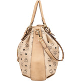 MCM Monogram Visetos Dessau Drawstring Handbag