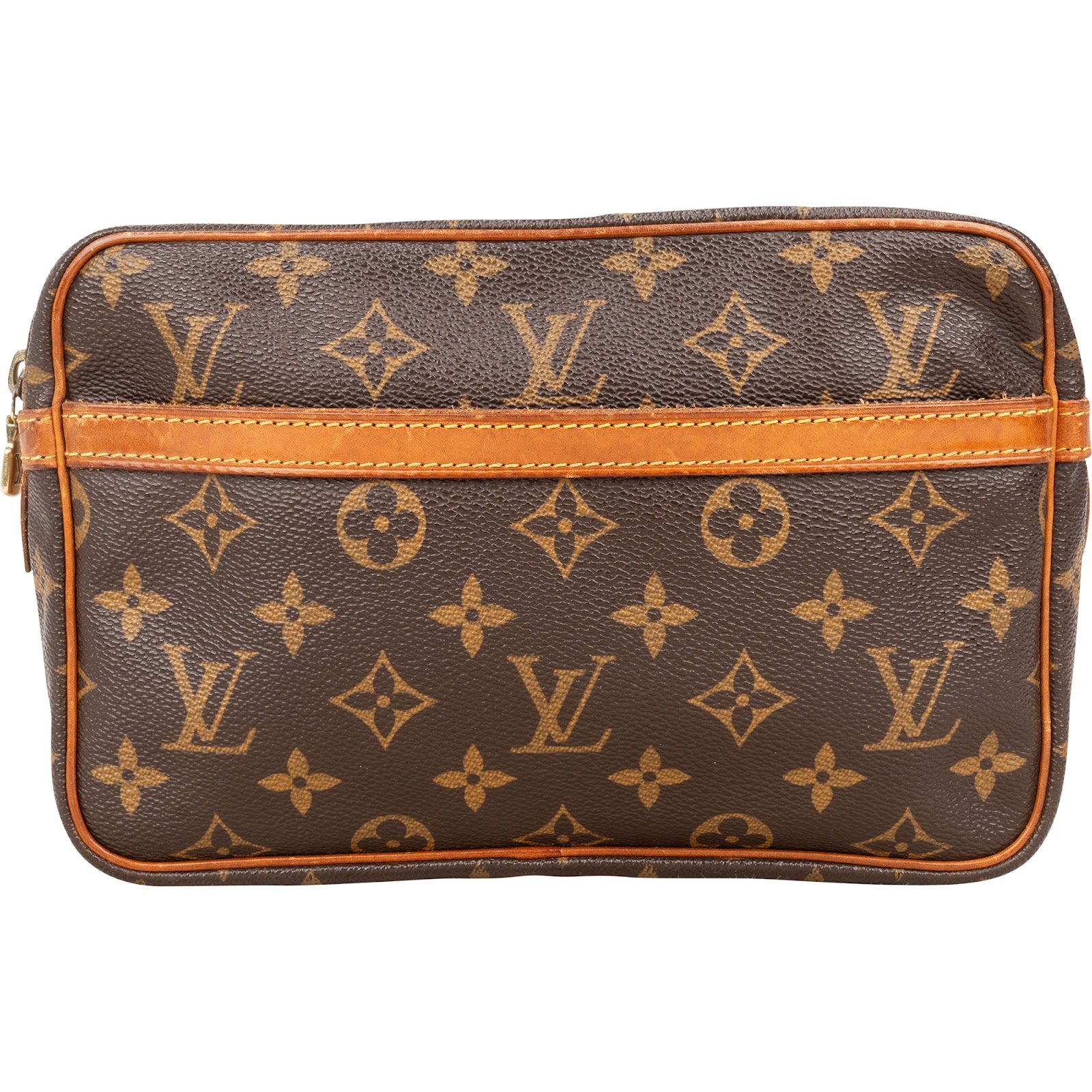 Louis Vuitton Monogram Canvas Compiegne 23 Clutch - vintageandkickz