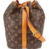 Louis Vuitton Monogram Canvas Sac Noé Petit Shoulder Bag