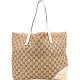 Gucci Monogram GG Canvas New Britt Tote Shoulder Bag