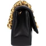 Chanel Quilted Lambskin 24K Gold Single Flap Crossbody Bag