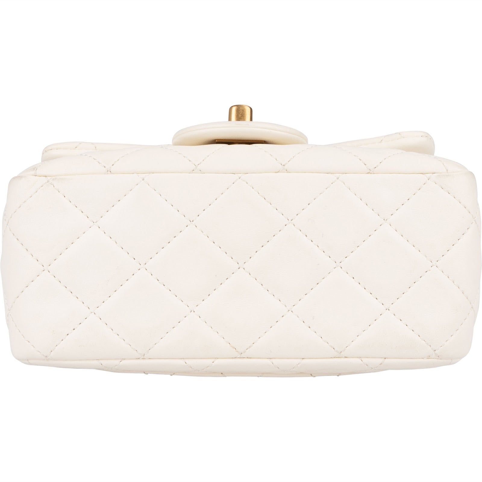 Chanel Quilted Lambskin Mini Rectangular Single Flap Adjustable Crossbody Bag - vintageandkickz