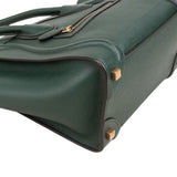 Celine Drummed Calfskin Mini Luggage Tote Handbag