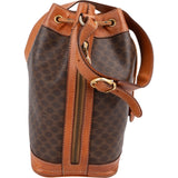Celine Monogram Macadam Canvas Bucket Shoulder Bag