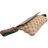 Gucci Monogram GG Canvas Web Belt Crossbody Bag