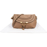 Chloé Grained Leather Mini Marcie Crossbody Bag