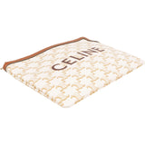 Celine Triomphe Monogram Canvas Pouch