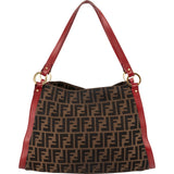 Fendi Monogram FF Zucca Tote Shoulder Bag