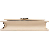 Gucci Grained Leather Interlocking GG Wallet On Chain Crossbody Bag