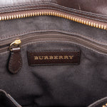 Burberry Haymarket Check Minford Satchel Handbag - vintageandkickz