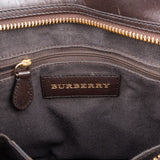 Burberry Haymarket Check Minford Satchel Handbag - vintageandkickz