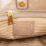 Prada Vitello Shine Leather Bauletto Handbag