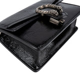 Gucci Wrinkled Patent Leather Dionysus Super Mini Crossbody Bag