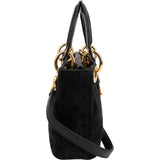 Christian Dior Suede Mini Lady Dior Handbag
