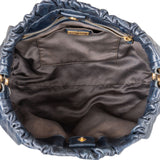 Miu Miu Vitello Lux Leather Drawstring Satchel Handbag