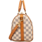 Louis Vuitton Monogram Damier Azur Speedy 25 Bandoulière Handbag