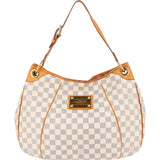 Louis Vuitton Monogram Damier Azur Galliera PM Shoulder Bag - vintageandkickz