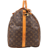 Louis Vuitton Monogram Canvas Keepall 60 Bandoulière Travel Bag