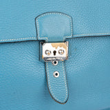 [🔄️B12 / F01] Hermès Grained Leather Sac a Depeches Handbag - vintageandkickz