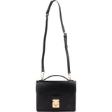 Louis Vuitton Noir Epi Leather Monceau Handbag