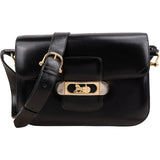Celine Boxcalf Leather Horse Carriage Flap Triomphe Shoulder Bag