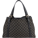 Gucci Monogram GG Buckle Tote Shoulder Bag