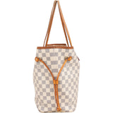 Louis Vuitton Monogram Damier Azur Neverfull MM Shoulder Bag
