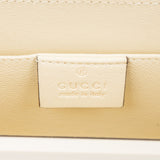 Gucci White Plexiglass Sylvie 1969 Mini Top Handle Handbag