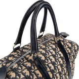 Christian Dior Trotter Monogram Oblique Canvas Boston 30 Handbag
