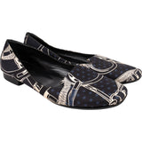 Hermès Equestrian Printed Loafers Flats (37)