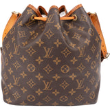 Louis Vuitton Monogram Canvas Sac Noé Petit Shoulder Bag