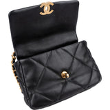 Chanel 19 Quilted Lambskin Leather Single Flap Crossbody Bag