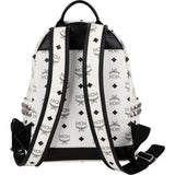 MCM Monogram Visetos Stark Side Studs Mini Backpack