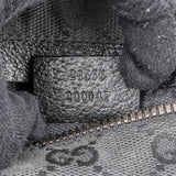 Gucci Monogram GG Canvas Black Belt Crossbody Bag