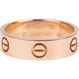 Cartier Au 750 Gold LOVE Wedding Band Ring (#57)