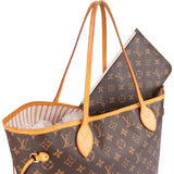 Louis Vuitton Monogram Canvas Neverfull MM Shoulder Bag - vintageandkickz